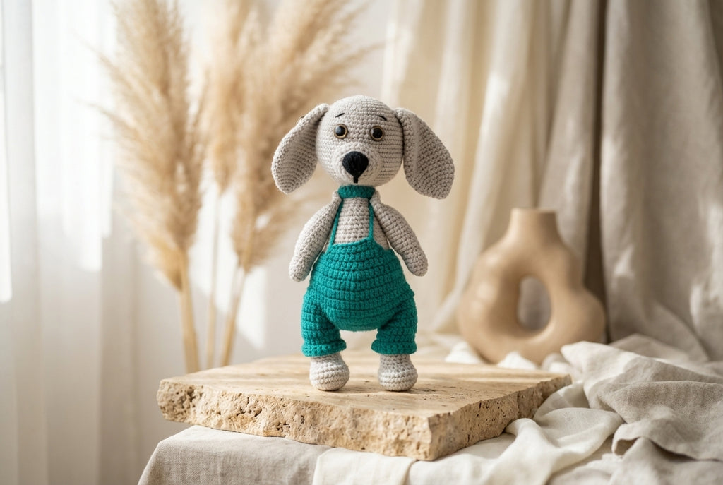 Nertas šuniukas Mikas