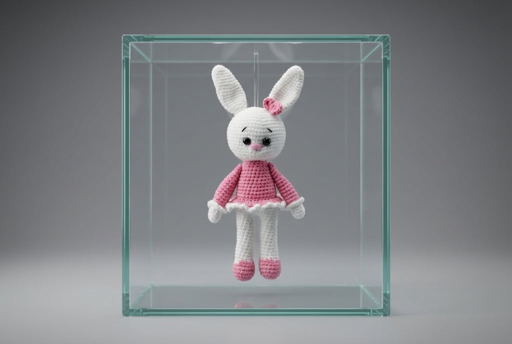 Rankų darbo zuikytė „Luna“