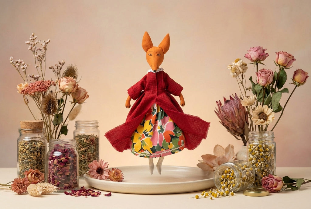 Rankų darbo lapė Emilija