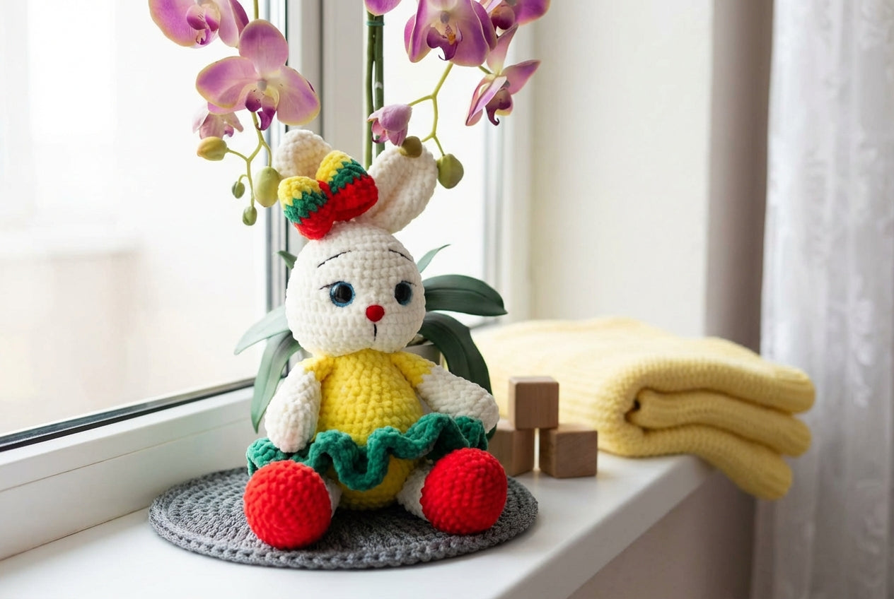 🇱🇹 Rankų darbo zuikytė „Laisvė“