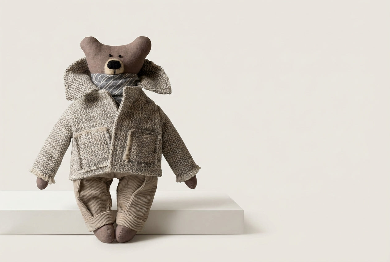 Rankų darbo meškiukai „Arnas ir Dominykas“