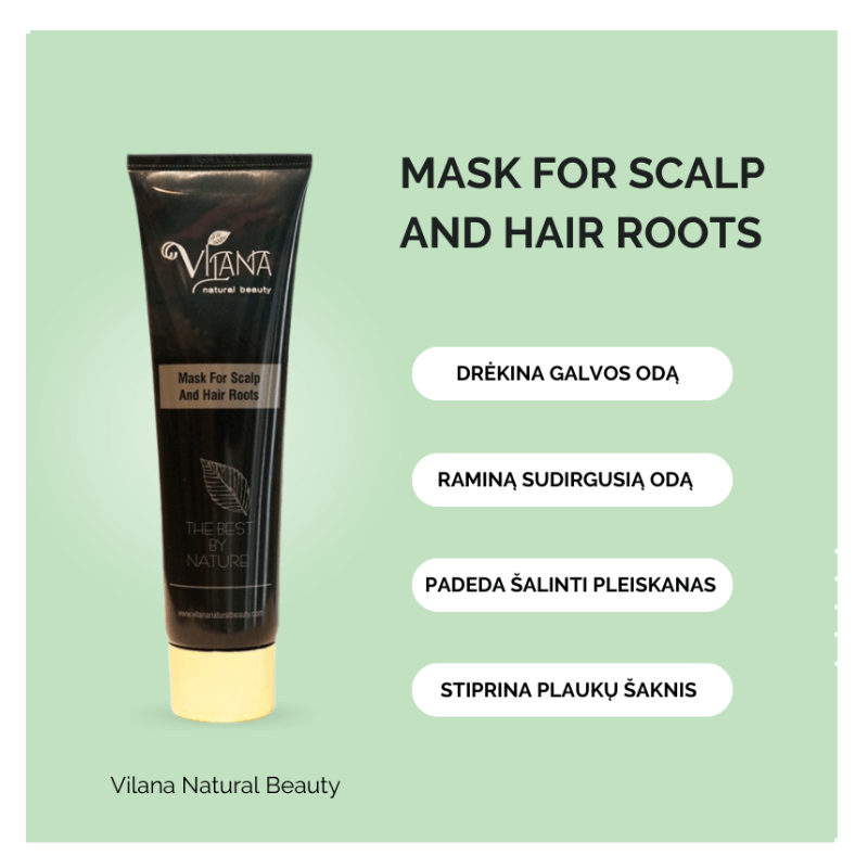 Kaukė Ggalvos odai ir šaknims: MASK FOR SCALP AND HAIR ROOTS