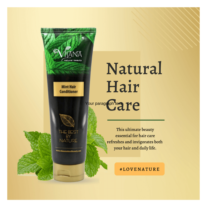 MINT HAIR CONDITIONER Skirtas normaliems, sausiems, pažeistiems ir nusilpusiems plaukams