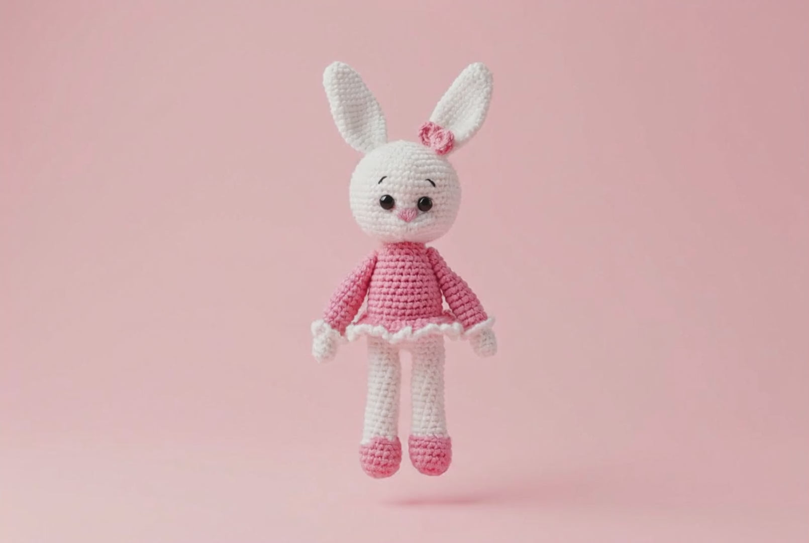 Rankų darbo zuikytė „Luna“