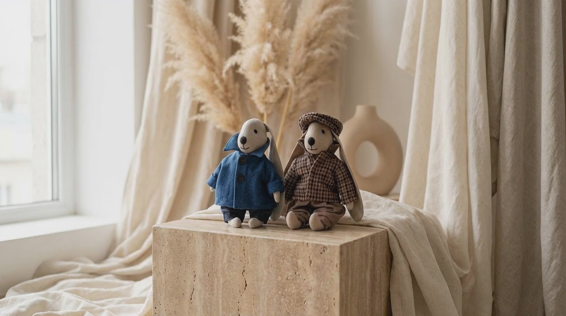 Lininiai zuikučiai – Jonas ir Motiejus